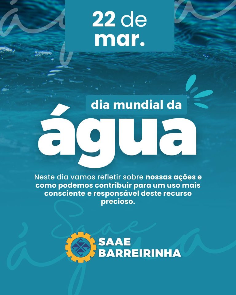 dia mundial da agua